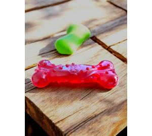 ИГРУШКА для собак "КОСТОЧКА"  13см. с запахом копчёностей. 