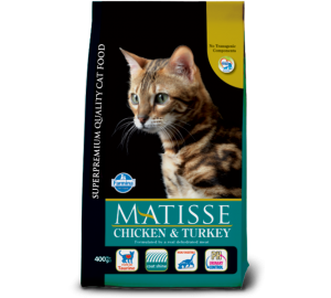 Matisse CHICKEN & TURKEY - Курица и Индейка. Полнорационный сухой корм для взрослых кошек.