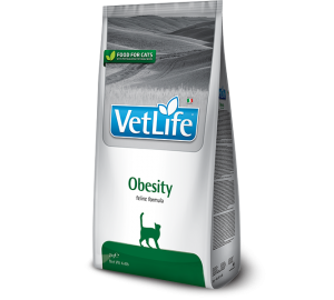 Vet Life Cat  OBESITY для кошек страдающих ожирением. ( 0.4 и 2кг.)