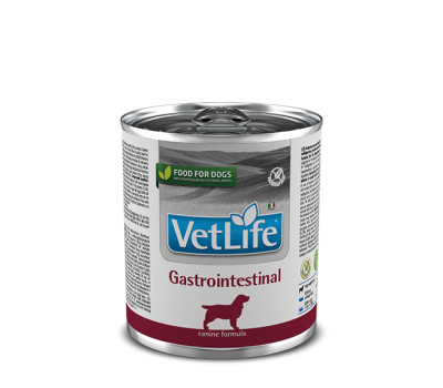 GASTROINTESTINAL WET FOOD CANINE - полнорационный диетический влажный корм для собак при нарушениях пищеварения и всасывания в кишечнике 300гр.