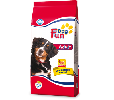 Fun Dog ADULT - Полнорационный сухой корм для взрослых собак. 10 и 20кг.