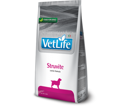 STRUVITE CANINE - полнорационный диетический корм для собак для растворения струвитных камней. 2кг.