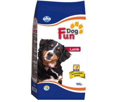 Fun Dog Lamb - Полнорационный сухой корм для взрослых рабочих собак с ягненком 10 кг.