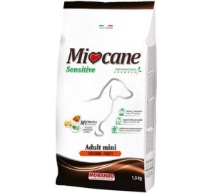 Miocane Adult Mini Sensitive сухой корм для взрослых собак мелких пород с индейкой - 1,5 кг
