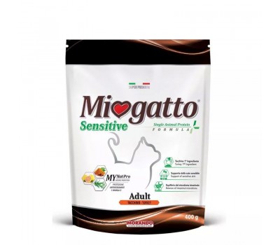 MioGatto Sensitive Monoprotein индейка 400 гр.