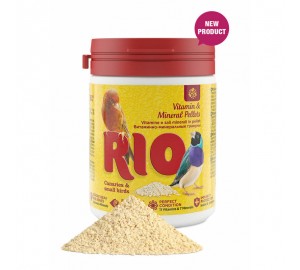 RIO. Витаминно минеральные гранулы для канареек экзотов и других мелких птиц 120г.