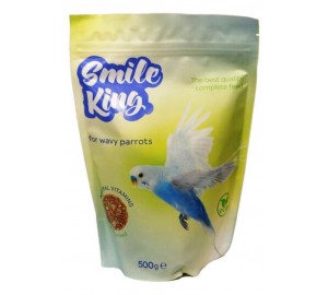 SMILE KING корм для волнистых попугайчиков, 500 г.