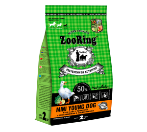 Mini Young Dog Утка и рис с брокколи с глюкозамином и хондроитином