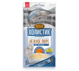 Нежное пюре из лосося с икрой летучей рыбы, 40 гр.