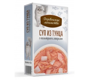 СУП "ТУНЕЦ+КАЛЬМАР+МАКРЕЛЬ" 35г*4шт.