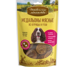 Медальоны мясные из курицы и утки