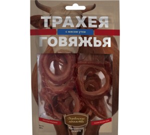 Трахея говяжья с мясом утки, 50 гр.