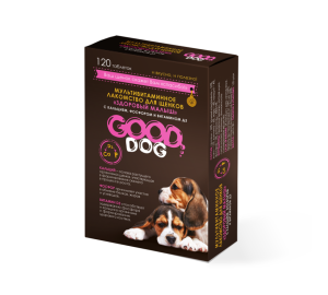 GOOD DOG. ЗДОРОВЫЙ МАЛЫШ. Мультивитаминное лакомство для щенков с кальцием, фосфором и витамином D3