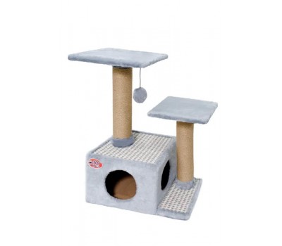 Домик для кошек "БАРСИК" две когтеточки с площадками, игрушка (040) 57*39*90см.