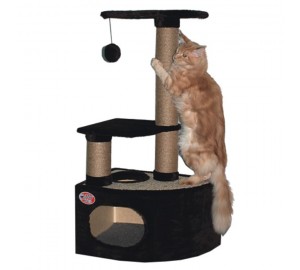 Домик для кошек "ЛЮБИМЫЙ" две полки, игрушка (041) 60*39*110см.
