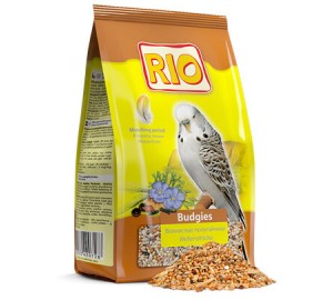 RIO. Корм для волнистых попугайчиков в период линьки
